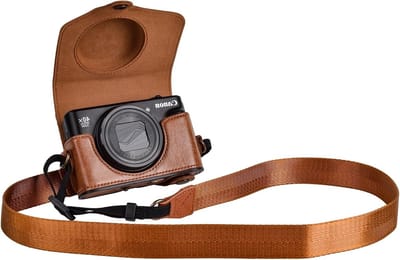 Camera Case voor Canon PowerShot SX720 HS, SX730 en SX740 - Beschermende PU Leren Tas met Schouderriem en Stijlvol Ontwerp voor Fotografie en Reizen