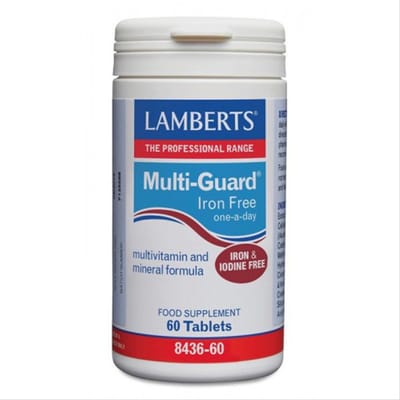 Lamberts Multi-guard ijzervrij 60 Tabletten