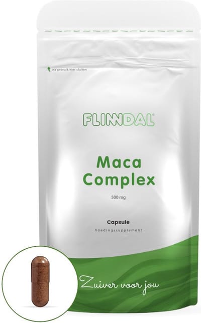 Flinndal Maca Complex - 3 soorten maca voor het behoud van energie, uithoudingsvermogen en libido - 90 capsules