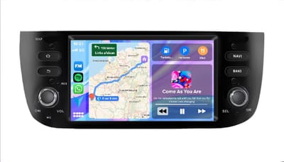 Autoradio 2/32GB met Carplay en Android auto | Geschikt voor Fiat Punto Evo en Grande Linea 2009-2018 | Radio scherm met Navigatie | 2009 2010 2011 2012 2013 2014 2015 2016 2017 2018