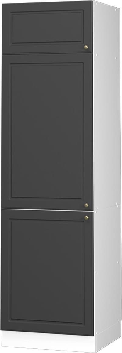 Vicco Fame-Line Koelkast ombouwkast – 60 cm Antraciet-goud