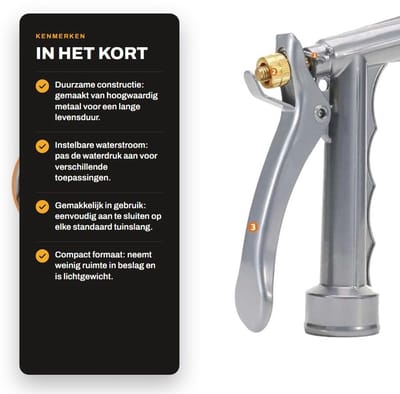 Dailygoods- Sproeier Stevige Constructie - Verstelbare Waterstroom