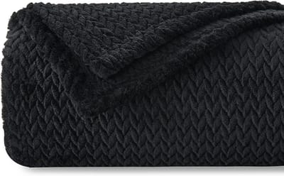 Super Zachte Flanel Fleece Deken met Bladeren Patroon - Lichtgewicht Plaid voor Elk Seizoen