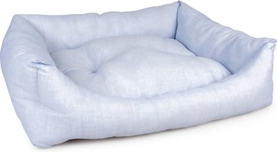 Duvoplus - Dierenkussen - Hond - Mand Rechthoekig Mellow S - 60x45x16cm Blauw - 1st