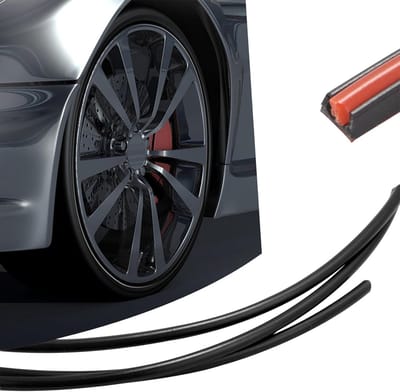 Velgbeschermers Set - Wielrand bescherming - Schade voorkomen - Dubbellaags TPE - 4 Stuks - Zwart