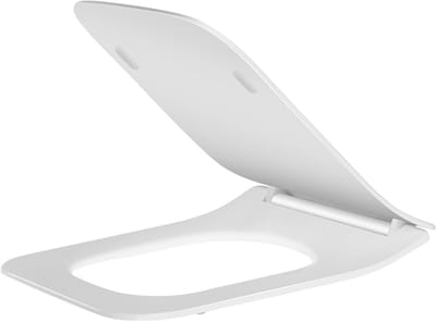 Toiletbril - WC bril - Comfortabel toiletbezoek - Softclose sluiting - 49x38 cm - Wit