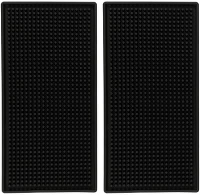 Dailygoods- Afdruipmat Antislip - Siliconen Barmaat - Rechthoekige Vaatwasafdruipmat - Keukenmat - 30 x 15 cm - Stabiel en stijlvol - Barmat