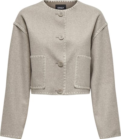 Only Blazer Onlelba Life Scallop Edge Jacket Ot 15337586 Simply Taupe/moonbeam Dames Maat - S