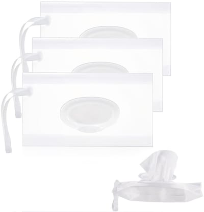 Dailygoods- Vochtige Doekdispenser - Draagbaar - Herbruikbaar - Navulbaar - Lichtgewicht - Huidvriendelijk Materiaal - Doekjeshouder