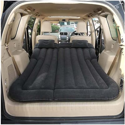 Auto Luchtmatras - Reisbed Auto - Lange Reizen - Dubbelzijdig Opvouwbaar - 175 x 130 cm - Grijs