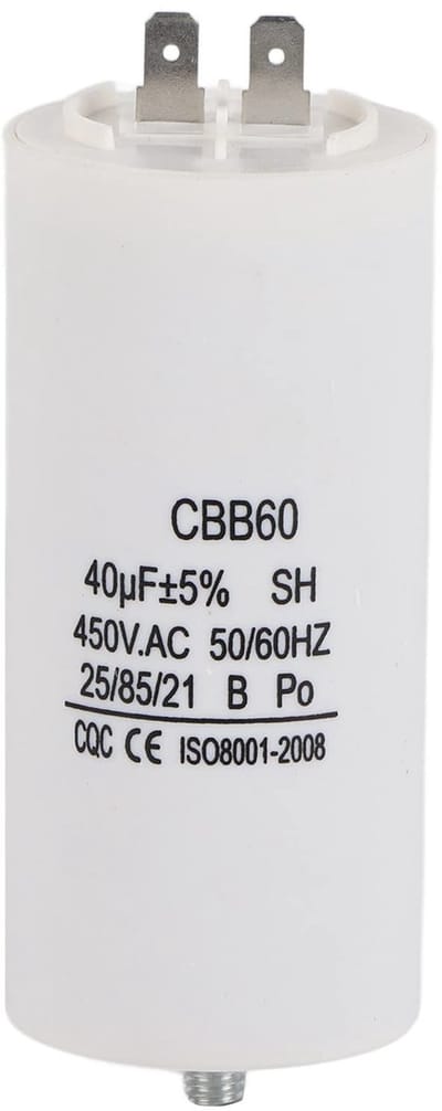 Dailygoody - Pompcondensator 450V 40µF - Duurzaam en betrouwbaar - Voor waterpompen - Geschikt voor wasmachines - Efficiënt in gebruik - Betrouwbare p...