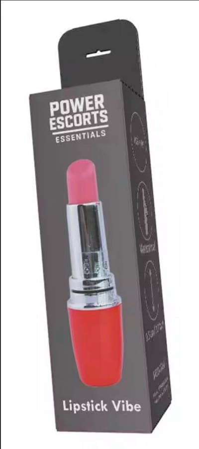 Power Escorts Lipstick Vibrator Rood – Discrete Mini Vibrator in Lippenstift Design – Compact & Krachtig