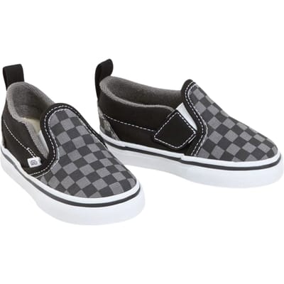 Instappers Vans TD Slip-On V (Checkerboard) Blk/Pewter