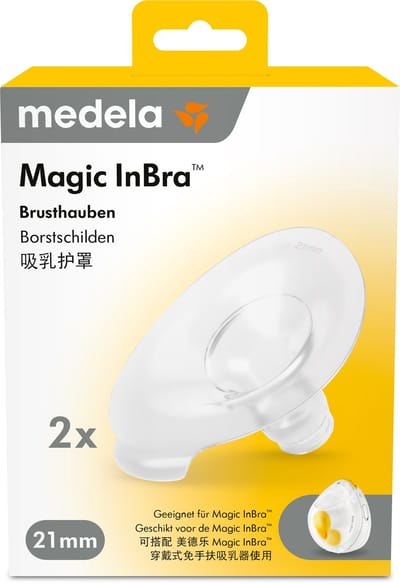 Medela Magic InBra™ – Borstschilden 21 mm (M) - Voor Draadloze Borstkolf – 2 stuks