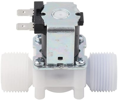 Ronte - Elektrisch Magneetventiel voor Waterlevering - Normaal Gesloten - Solenoïde Ventiel - Messing - Waterinlaat Schakelaar