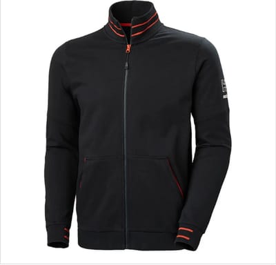 Helly Hansen 79247 KENSINGTON ZIP SWEATSHIRT - 990 BLACK - M