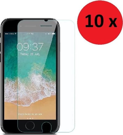 Geschikt voor iPhone SE 2020 Screenprotector - SE 2020 Screen Protector 10x Bescherm Glas
