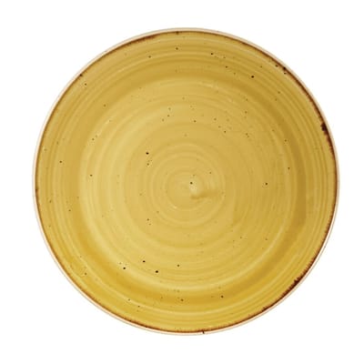 Churchill Stonecast Mustard Lotus Evolve Coupe Bord 16.5cm (12 stuks)