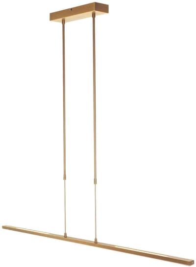 Goudkleurige Hanglamp Zelena 1482GO – 122 cm breed, verstelbaar in hoogte en lichtkleur, dimbaar – Ideaal voor binnen – Steinhauer