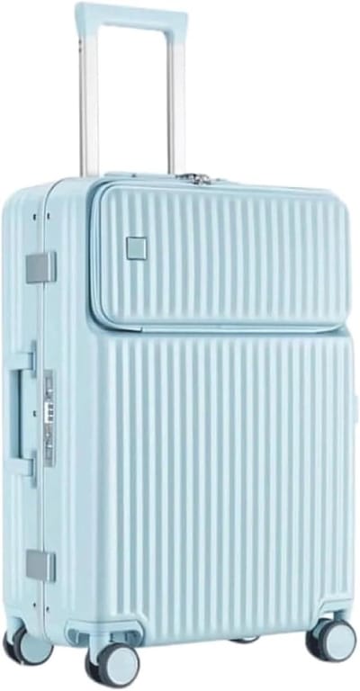 Reis Koffer - Koffer Trolley - Zakenreizen - Waterdichte Hardshell - 20 inch - Blauw