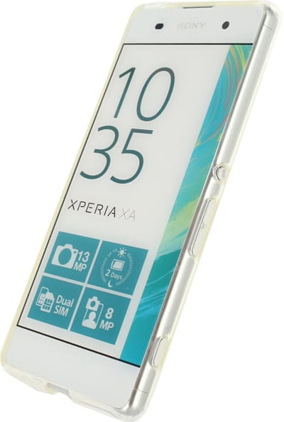 Mobilize Doorzichtig Hoesje geschikt voor Sony Xperia XA Telefoonhoesje Flexibel TPU | Mobilize Gelly Backcover | Doorzichtig Telefoonhoesje Xperia XA | Xperia XA Case | Back Cover - Transparant
