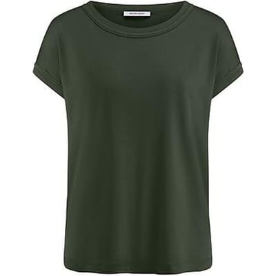 Shirt ronde hals Van Peter Hahn groen