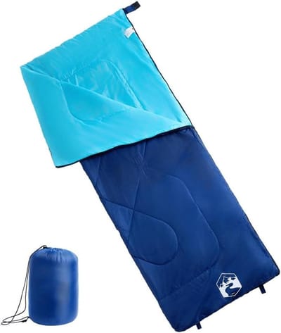 Slaapzak Volwassenen - Kampeerzak Outdoor - Kamperen Wandelen Reizen - Waterbestendig Vochtwerend - 190 x 72 cm - Marineblauw Blauw