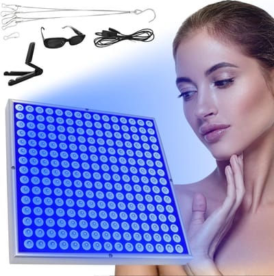 Zonnehemel Ophangbaar – Gezichtsbruiner 225 Leds - Solarium – Zelfbruiner – Inclusief Bril – UV Licht – Infrarood Lampen – Professionele Zonnebank – Voor Lichaam en Gezicht