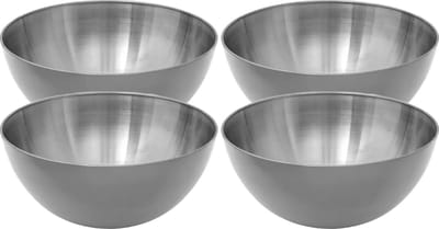 Secret de Gourmet Slakommetjes - 4x - schaaltjes - RVS - D13 x H6,4 cm