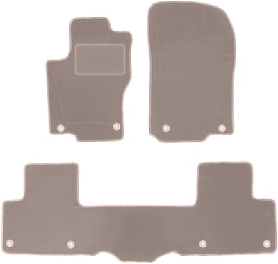 Beige veloursmatten voor: Mercedes ML III W166 / GLE W166 SUV (2011-2015)