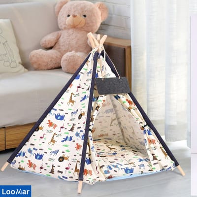 Loomar Katten Tipi - Honden Tipi - Katten Tent - Honden Tent - Hondenmand - Kattenmand - Huis voor katten en honden