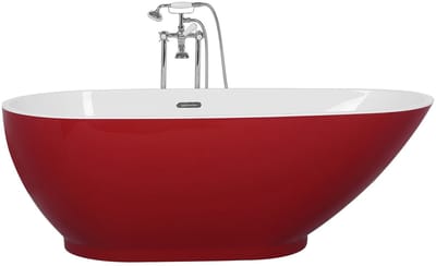 GUIANA - Badkuip - Rood - 82 x 173 - Acryl