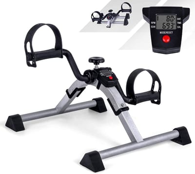 Mini Fiets Pedaaltrainer voor Arm- en Beentraining - Hometrainer met LCD-Monitor
