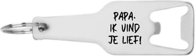 Akyol - papa ik vind je lief flesopener - Papa - de liefste vader - vaderdag cadeautjes - vaderdag - cadeau - verjaardagscadeau - verjaardag - kado - geschenk - gift - vader artikelen - 105 x 25mm