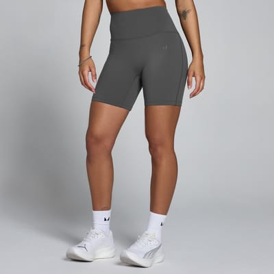 MP Dames Tempo Hoge Taille Short - Donkergrijs - M