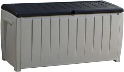 Tuin Opbergbox - Buitenbank - Tuin en balkon - Zitje en opbergruimte - 124 x 63 x 55 cm