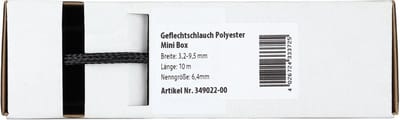 Gevlochten Kabelbescherming Mini Box 3.2 - 9.5 mm / Lengte 10 meter