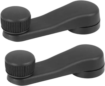 Raamzwengels Auto - Handgrepen Venster - Voertuig Venster - Directe Vervanging - 11.5 cm Lengte - Zwart