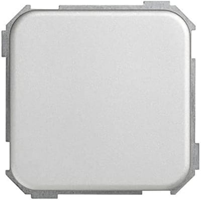 Blindplaat Aluminium - Afdekplaat Wand - Elektrische Uurwerken Beschermen - Gemetalliseerd Thermoplastisch Materiaal - 10 Stuks - Wit