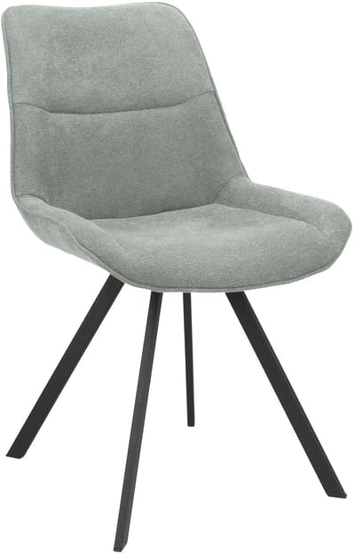 Icon Living - Stoel Aimy - Stof Bloq Niagara - Poot Zwart