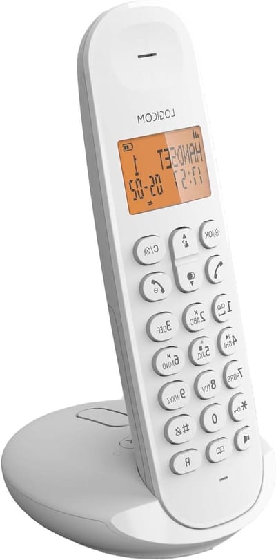 Draadloze Telefoon - Huistelefoon Recorder - Thuis Bellen - Ingebouwde Antwoordapparaat - 50 Meter Bereik - Wit