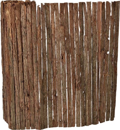 Boomschorsmat op rol tuinscherm natuurscherm 5x1 m