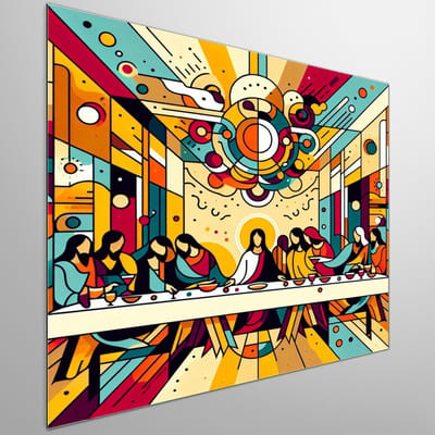 Kunstprint | Wanddecoratie | Dibond | 40 × 40 cm