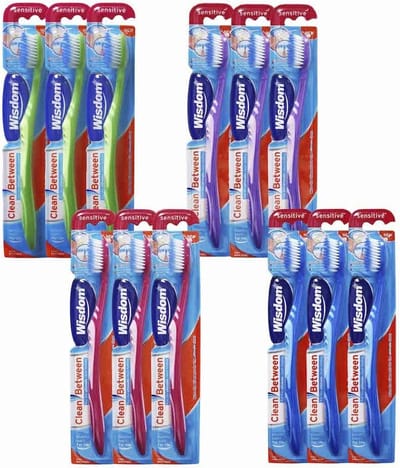 Zachte Tandenborstels - Mondverzorging - Dagelijkse Reiniging - Extra Zachte Borstelharen - 12 Stuks - Blauw
