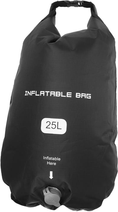 Dailygoods- Opblaasbare Tas Waterdicht - Multifunctionele Opbergtas - Luchtpompzak - Draagtas voor Kamperen - Snel Opblazen - Polyester