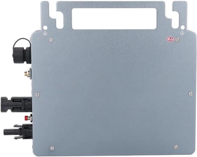 Micro-omvormer Zonne-energie - Zonnepaneel Converter - Energie Opwekken - Afstandsbediening Bewaking - 350W - Zilver