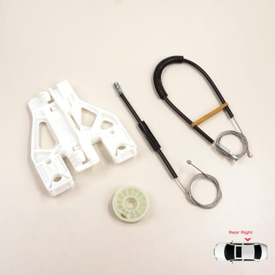 BWR5073 Kit de réparation de lève-vitre Arrière Droit pour Q5 SQ5 8R 8RB 2008-2018 5 Portes 8R0839462