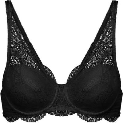 Simone Pérèle - Karma Balconette Spacer BH Zwart - maat 80G - Zwart