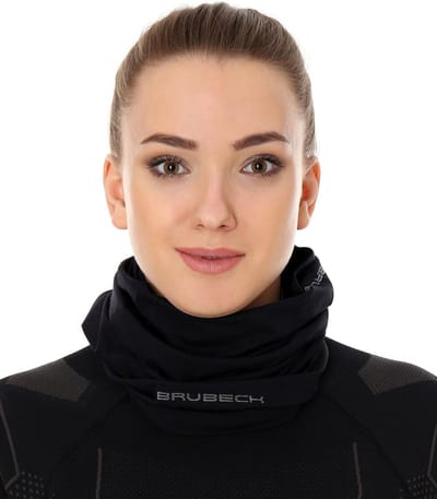 Brubeck - Nekwarmer / Colkraag / Sjaal/Bandana - Zwart - L/XL