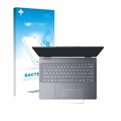 upscreen - Screenprotector voor Lenovo IdeaPad 5 2-in-1 14" Touchpad - Folie Beschermfolie transparant antibacterieel
